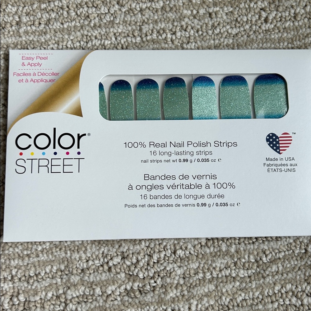 Color Street Nail Polish Strips, Long Time No Sea